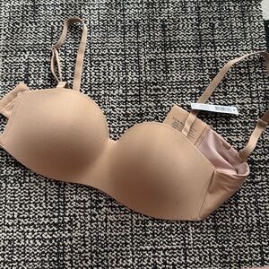 NWT Soma Enbliss Stay Put Strapless Bra Size 32B - WARM AMBER